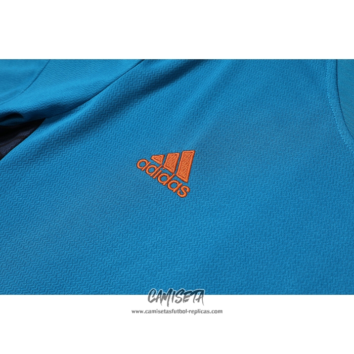 Chandal del Manchester United 2022-2023 Manga Corta Azul - Pantalon Corto